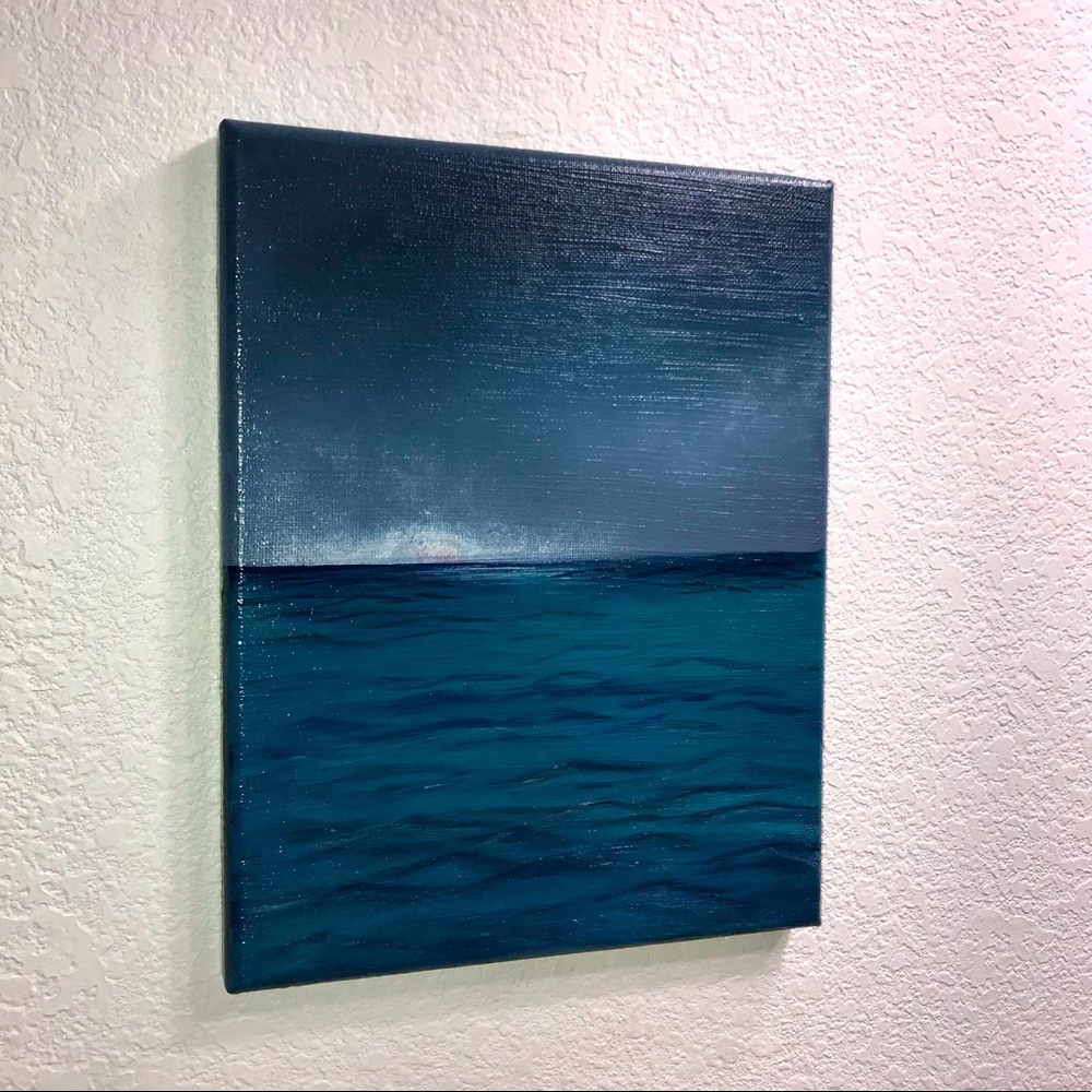 Misty Sky Canvas Painting